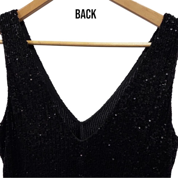 H&M Black Sequin Sleeveless Dress - Picture 5 of 7